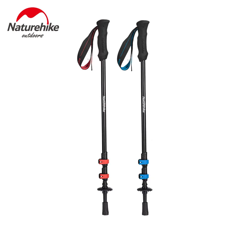 Палка для трекинга Naturehike 7075 из алюминиевого сплава Внешний замок три секции 0 23 кг