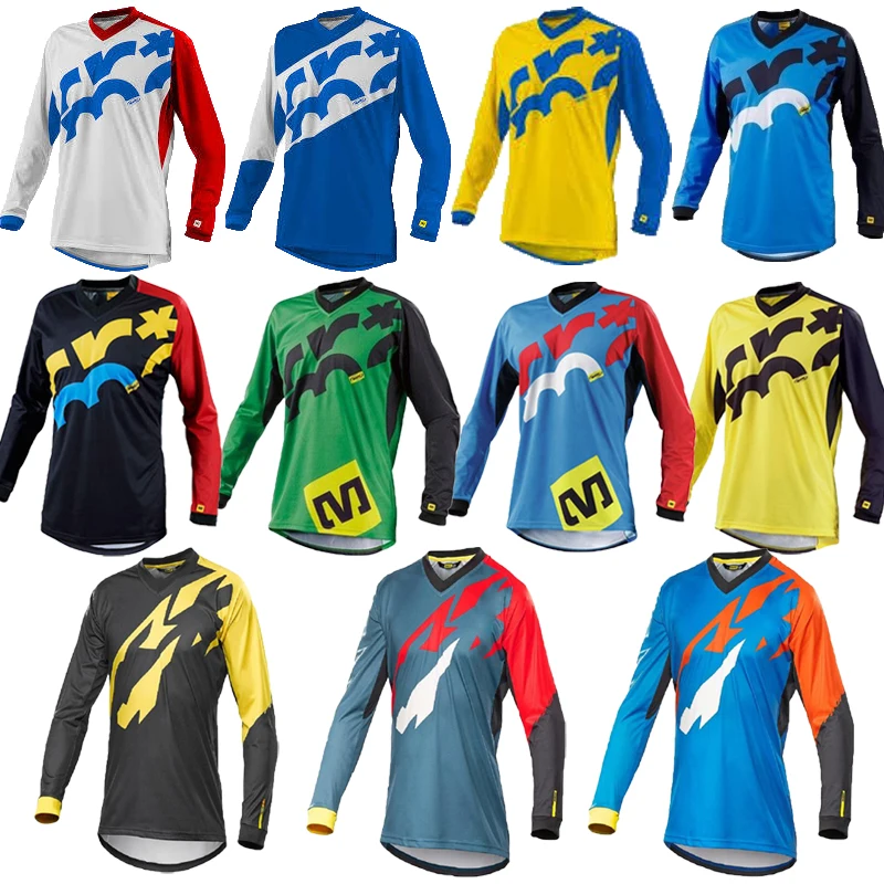 

2019 Cycling Jersey Men's Long Sleeve Bicycle Maillot MTB Shirt Downhill Uniform Wear Mountain Bike Clothing Motocross Clothes