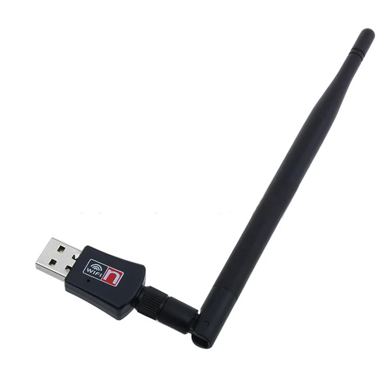 USB WiFi адаптер 300 Мбит/с 5dBi антенна WiFi USB Ethernet Wi-Fi ключ Сетевая карта Мини WiFi приемник ПК Wi-Fi адаптер
