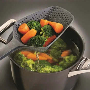 

1Pcs Nylon Strainer Scoop Colander Kitchen Accessories Gadgets Drain Veggies Water Scoop Portable Home Cooking Tools