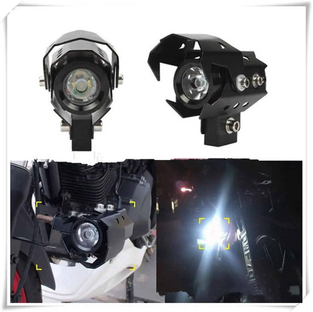 

Universal Motorcycle Headlight LED Fog Lamp Beam Head Light Spotlight for SUZUKI GSXR1100 GSXR400 GT250 GT550 RG500 RGV250