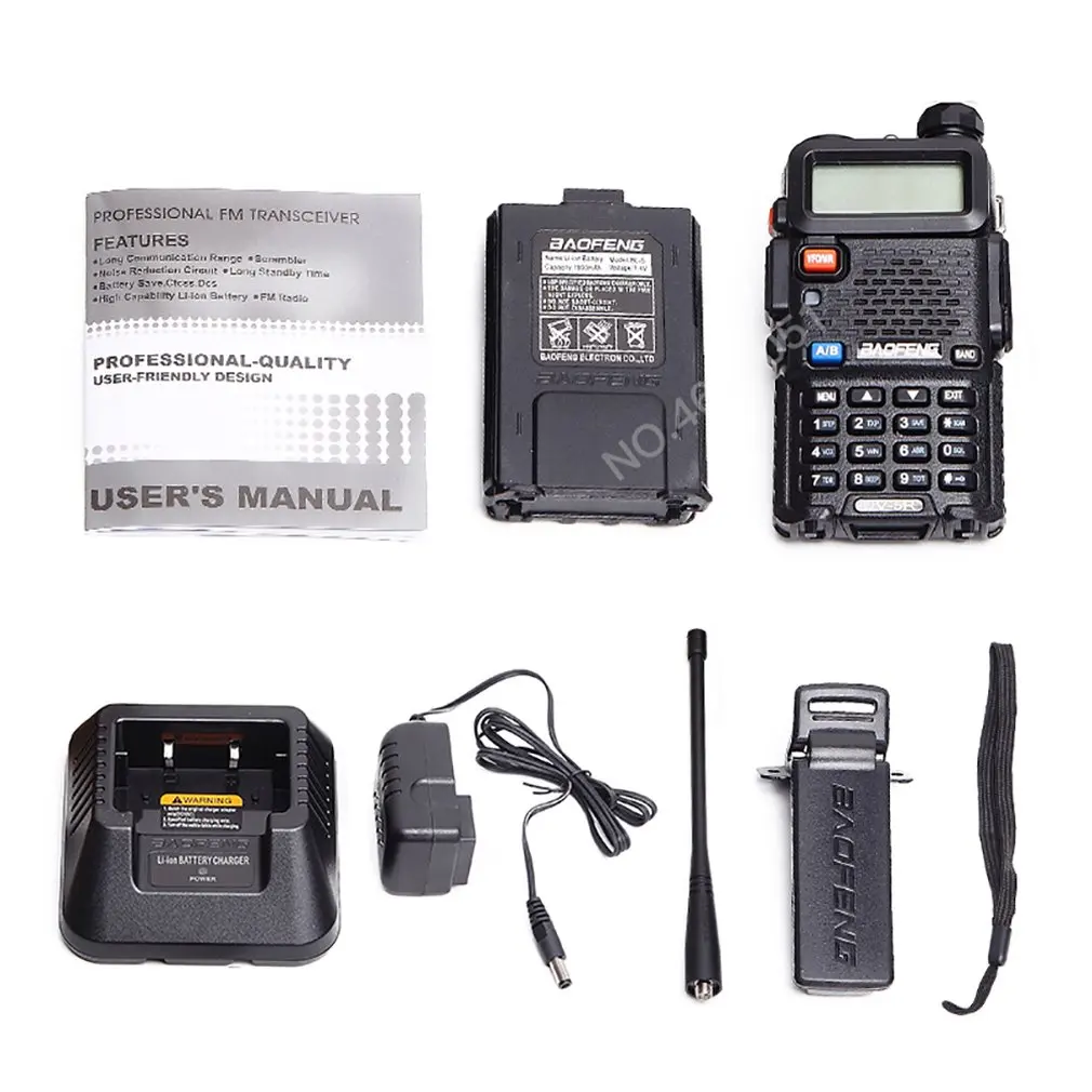

Universal Portable Walkie-Talkie 0 Line Self-Driving Tour Uv-5R With Earphone High Effiency Walkie-Talkie