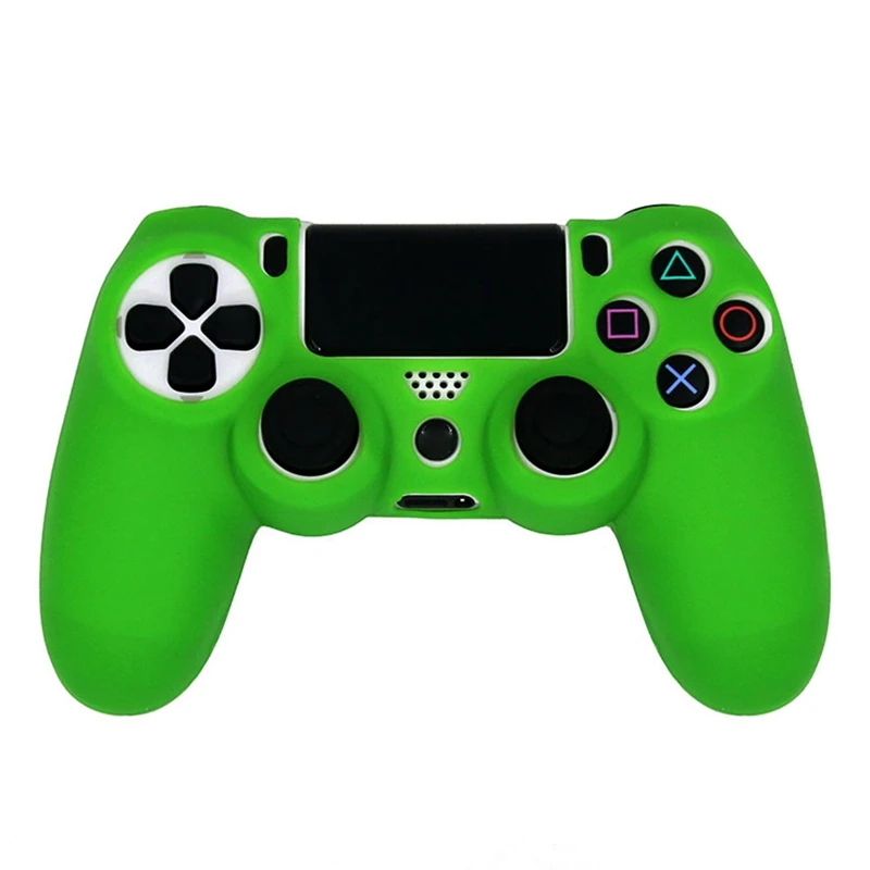 Силиконовый защитный чехол для Ps4 Контроллер sony Playstation для Ps4 контроллеры 4 геймпад джойстик - Цвет: GR