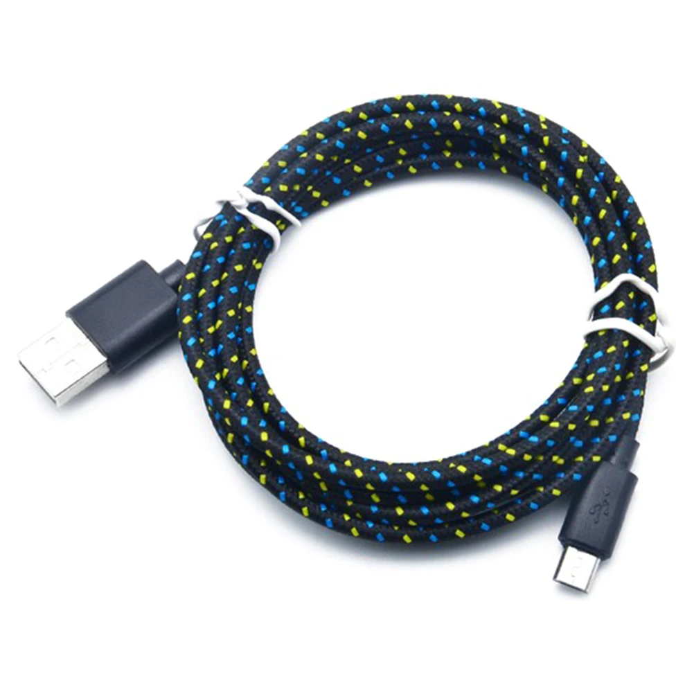 Black for type c 1 м Быстрый зарядный кабель для передачи данных нейлоновый Плетеный Micro usb type-C для Lightning Android зарядный Дата кабель синхронизации USB Кабель зарядного устройства - Color: Black for type c