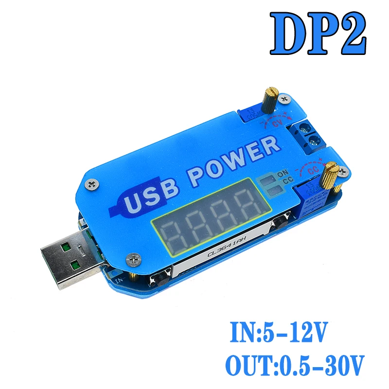 DP2 AEAK DP2F DC Регулируемый usb лабораторный блок питания DC 0,5-30 в 15 Вт регулятор напряжения QC2.0 QC3.0 AFC FCP триггер быстрой зарядки - Цвет: DP2