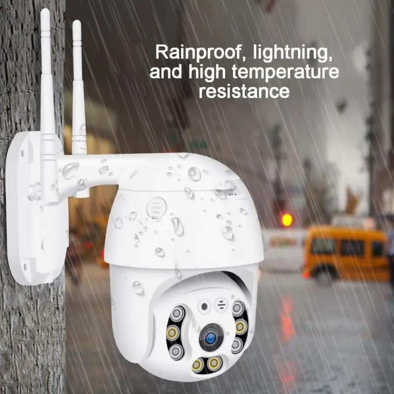 

Greatlizard 1920*1080 HD Pixels Wireless Spherical Camera Outdoor Waterproof 8 Lights Network Remote Home Surveillance Ip Camera