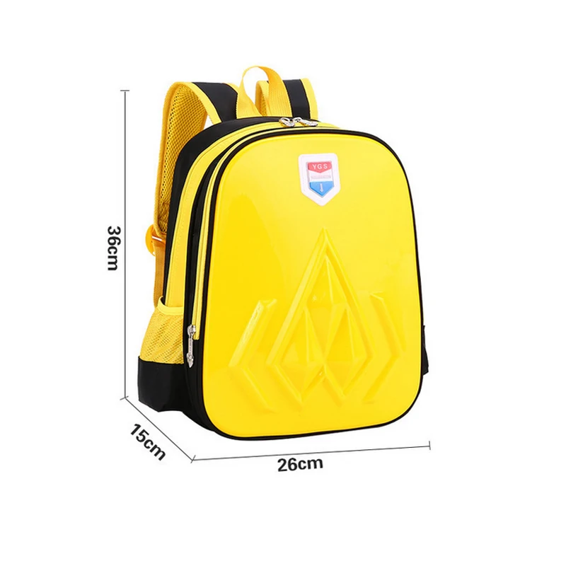 Small yellow Новинка; детская школьная сумка для мальчиков и девочек; водонепроницаемый рюкзак для начальной школы; Детский рюкзак для детского сада; школьные сумки; Mochila Infantil - Цвет: Small yellow