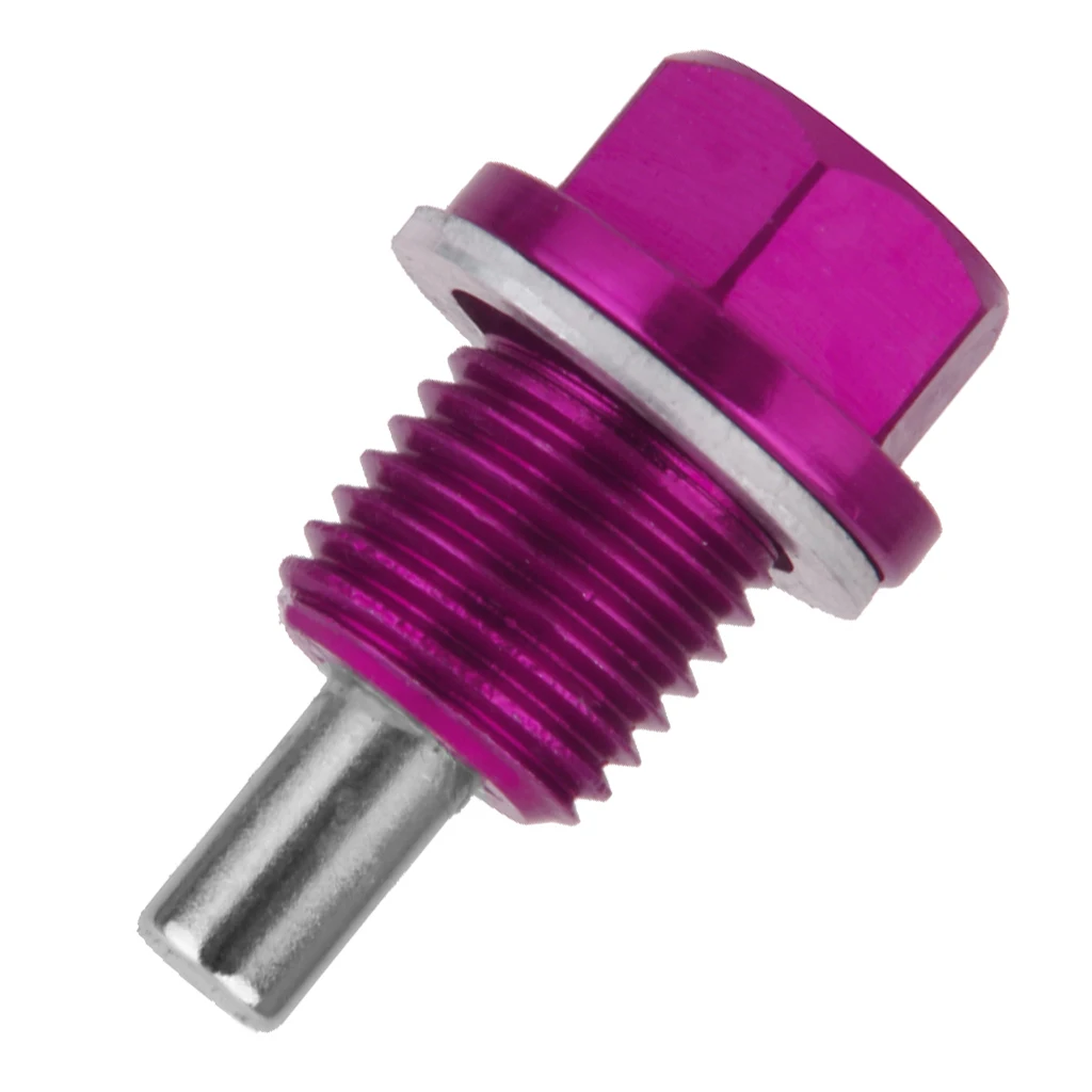 M14X1.5mm Magnetic Oil Drain Plug For Acura AUDI Dodge Ford Mazda Purple
