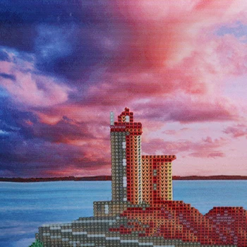

Full Square/Round Drill 5D DIY Diamond Painting "Ocean Lighthouse" Embroidery Cross Stitch 5D Home Decor Gift