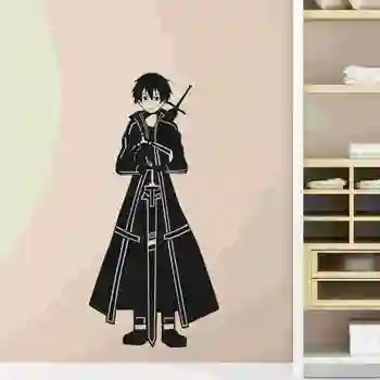 

Kirito Sword Art Online Wall Sticker Anime Car Decal Vinyl Stickers Decor Home Decoration Anime Sword Art Online Wall Decal