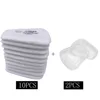 10pcs 5N11 Cotton Filters 501 Cover Replaceable Filters For 6001/6002/6003/6200/7502/6800 Gas Dust proof Mask Accessories ► Photo 1/6