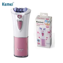 KEMEI, женский Электрический эпилятор, Женская бритва, бритва для рук, ног, подмышек, уход за телом, депилад, для удаления волос, 110-240 В, перезаряжаемый триммер для волос