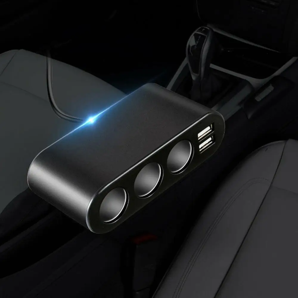 Двойной USB порт авто розетка для автомобильного прикуривателя Разветвитель зарядное устройство штекер Адаптер DC 5 В для всех телефонов и ПК Ipad Mp3