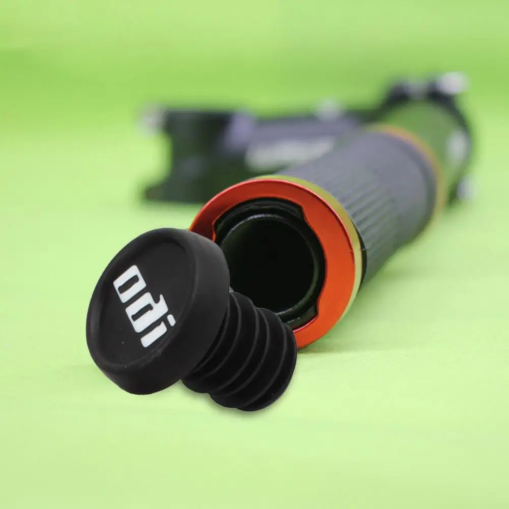 ODI Bicycle Handlebar End Caps 2pcs Bike Handlebar Plugs Replacement Anti-slip Rubber Bicycle Grip End Plugs MTB Road Bike