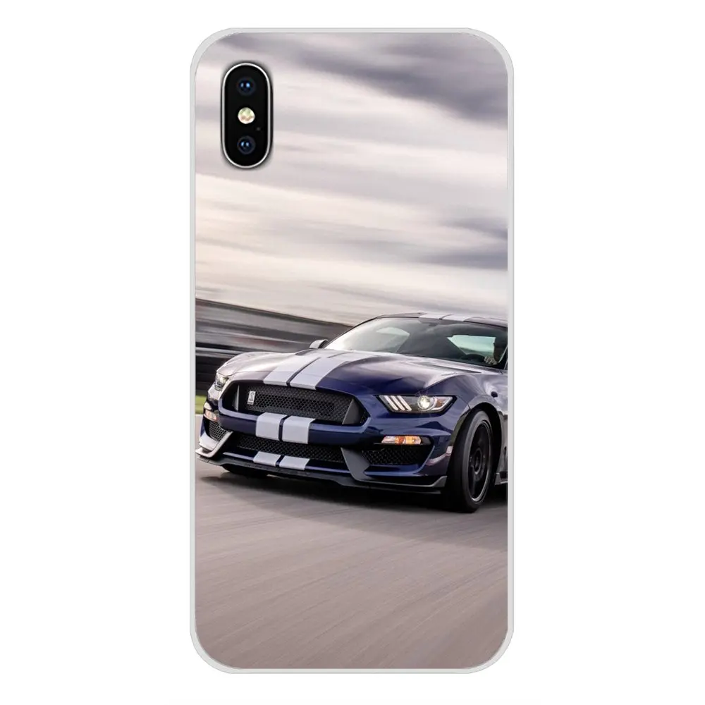 Для huawei G7 G8 P7 P8 P9 P10 P20 P30 Lite Mini Pro P Smart плюс роскошного автомобиля Ford Shelby Mustang дизайн, чехол для телефона