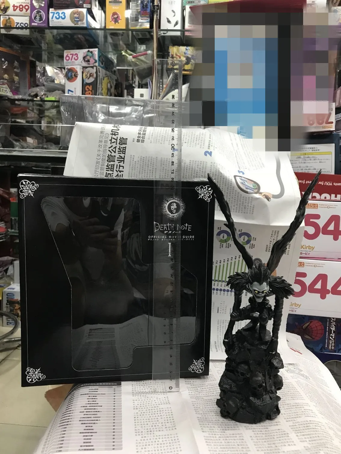 

Diffuse Dynamic Square Anime Death Note liu ke ryuuku Death Figurine Boxed Garage Kit Model Ornaments