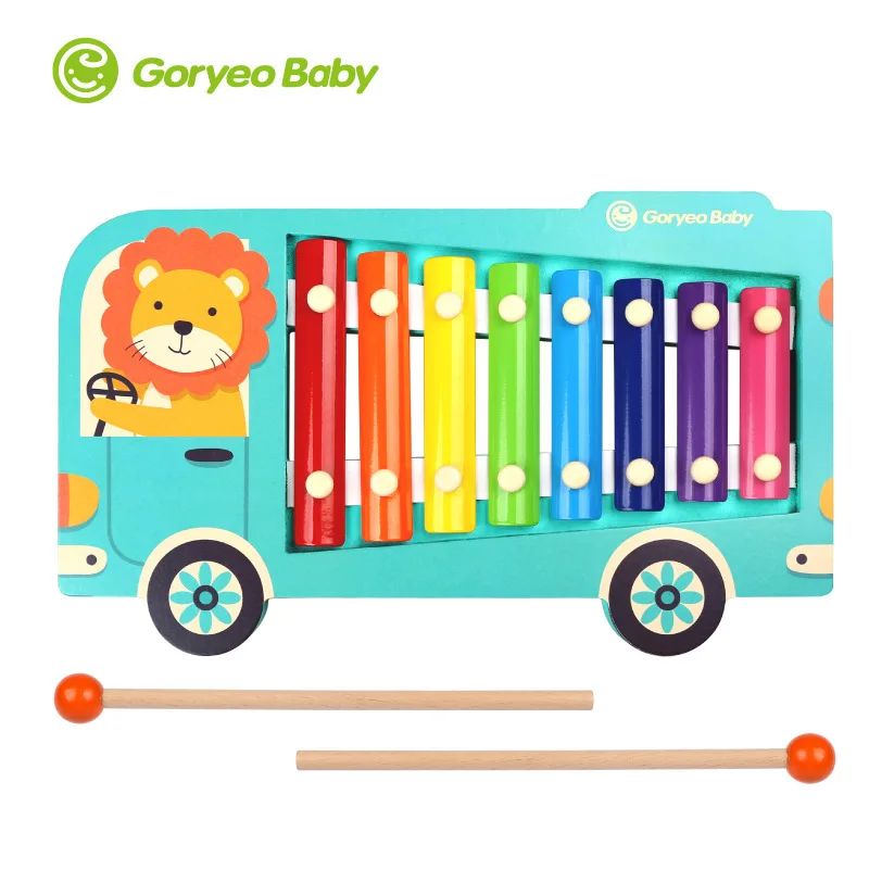 Детское деревянное игрушечное пианино Октава ксилофон для детей 1-2-3-4 лет, детское дерево для девочек и мальчиков, музыкальная игрушка