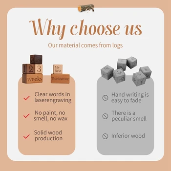 Wooden Blocks Days Months and Year - Wooden Toys 3