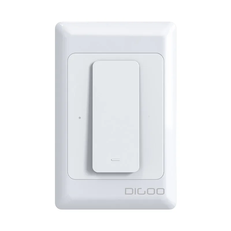 DIGOO DG-S811 AC100V-250V 600W 1/2/3 Смарт WI-FI настенный переключатель приложение пульта дистанционного управления работа с Alexa и Google Assistant - Цвет: 1 Gang