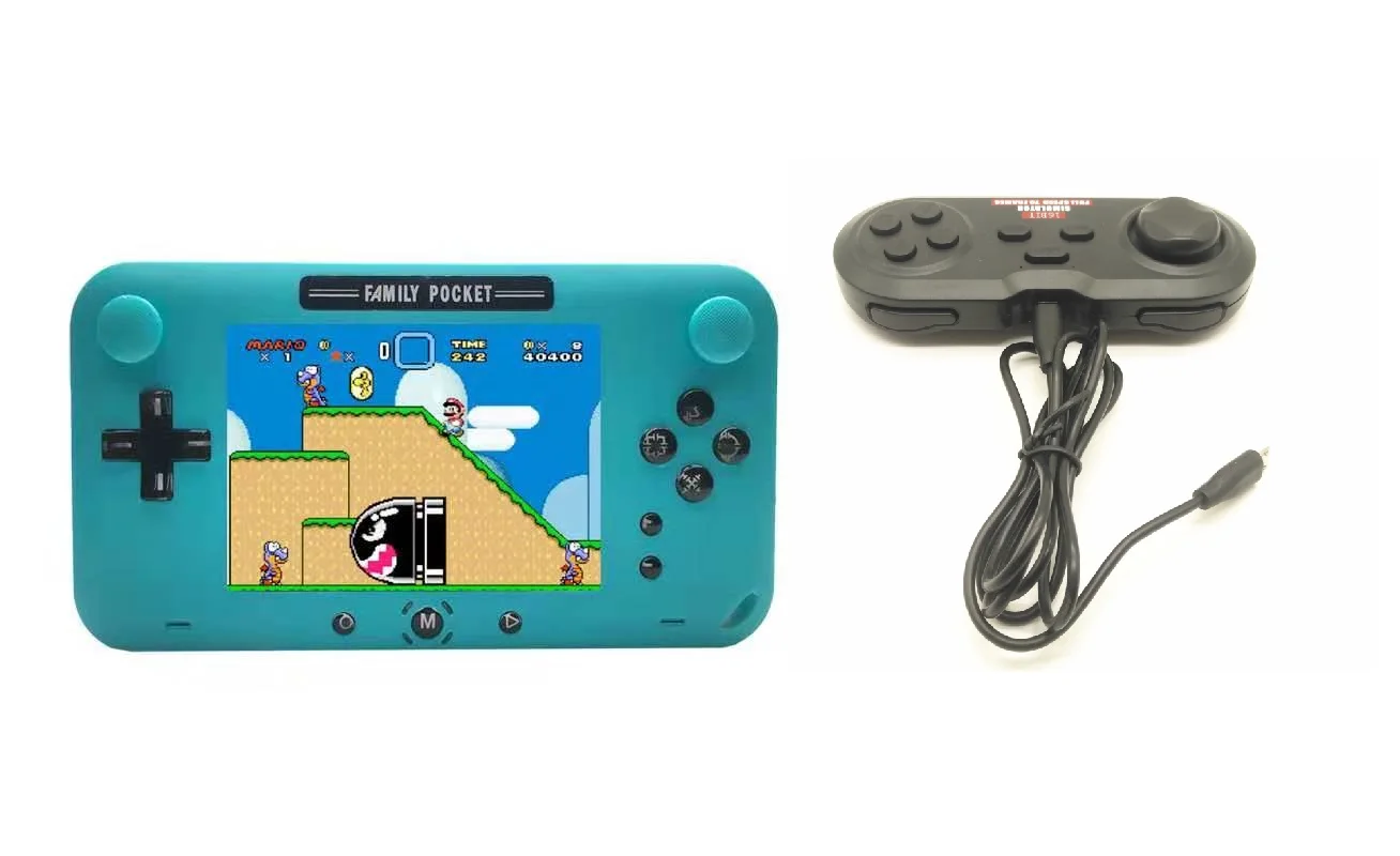 Retro Handhled Game Console Portable Game Player with 9 Emulators 7330 Built-in Games for Nes For Genesis Support Save&Load 
