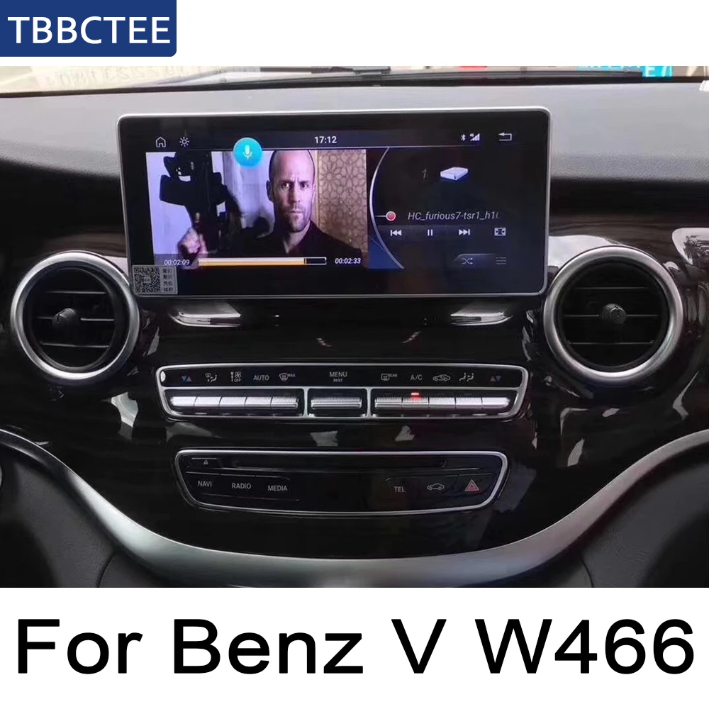 Для Mercedes Benz V Class W446~ NTG Android ips Автомобильный плеер стиль HD экран Авторадио карта gps-навигации wifi