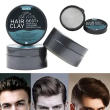 80 г глина для укладки волос для мужчин сильная фиксация прически матовая готовая формовочная крем длительная стереотип грязь для волос
