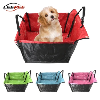 

LEEPEE Waterproof Car Pet Carrier By Zipper Easy Disassembled Dog Pad Transport Tool Seat Cover Protector Accessories Universal