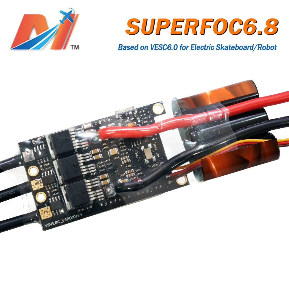 Maytech SuperFOC6.8 FOC ESC 50A на основе VESC6 для электрического Лонгборда DIY скейтборд робототехники боевой робот