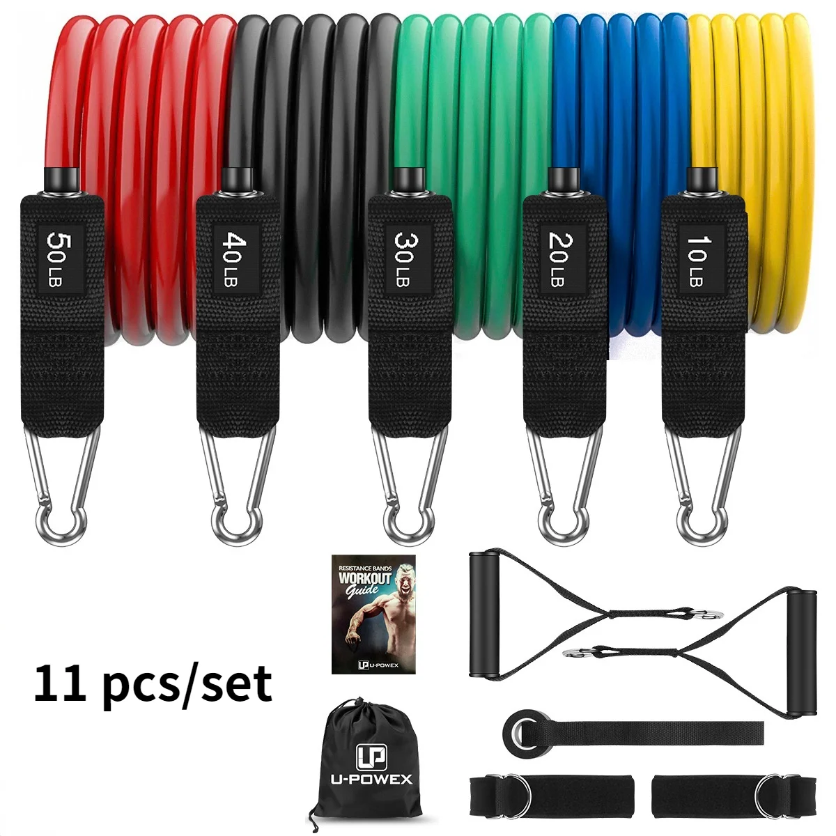 

Latex Tube Fitness Resistance Bands Pull Rope Exercise Door Elastic Expander Muscle Strength Training gym equipment for home