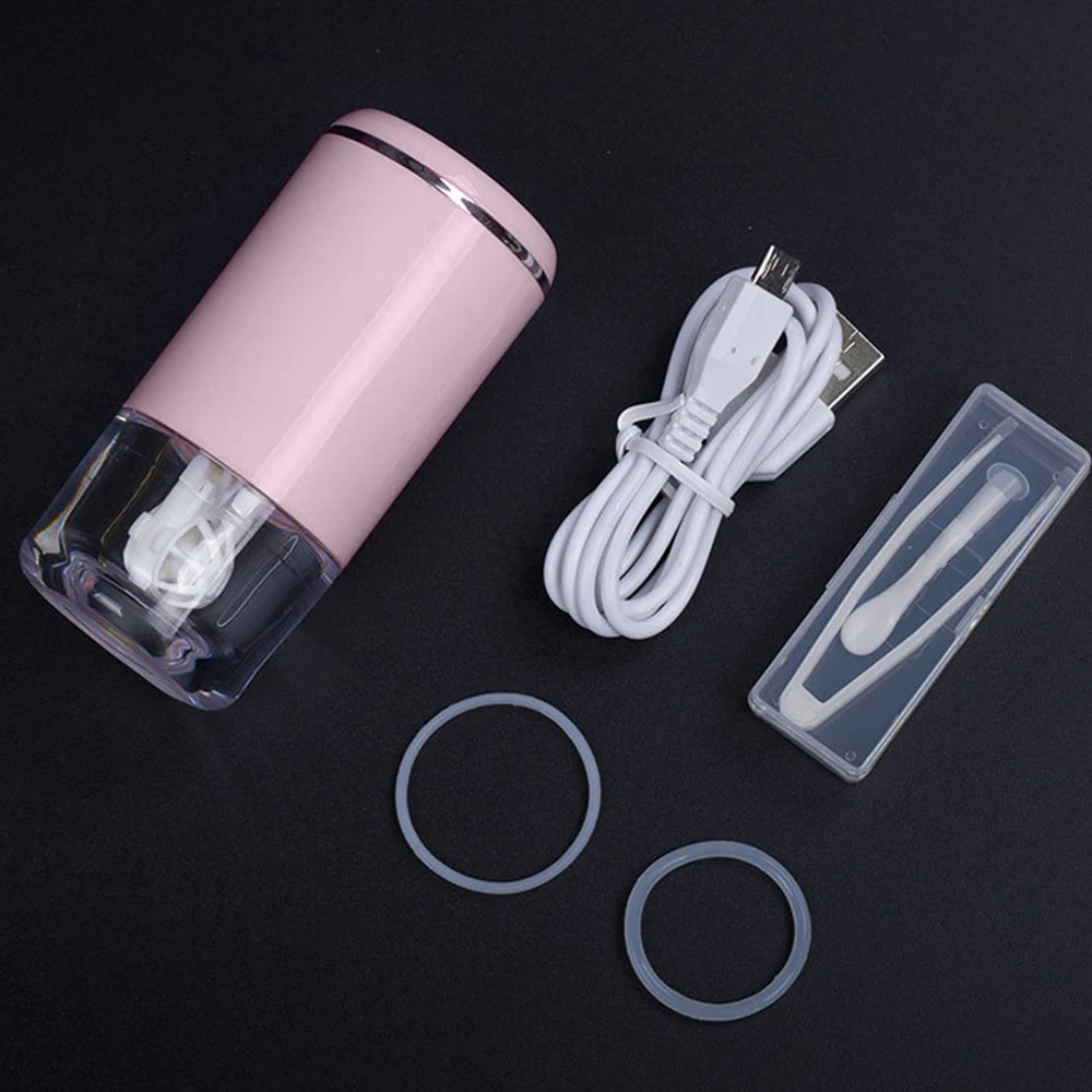 pink Мини Соник с контактными линзами, ультра Соник для контактных линз, USB очиститель, портативная ультра Соник, USB стиральная машина - Цвет: pink