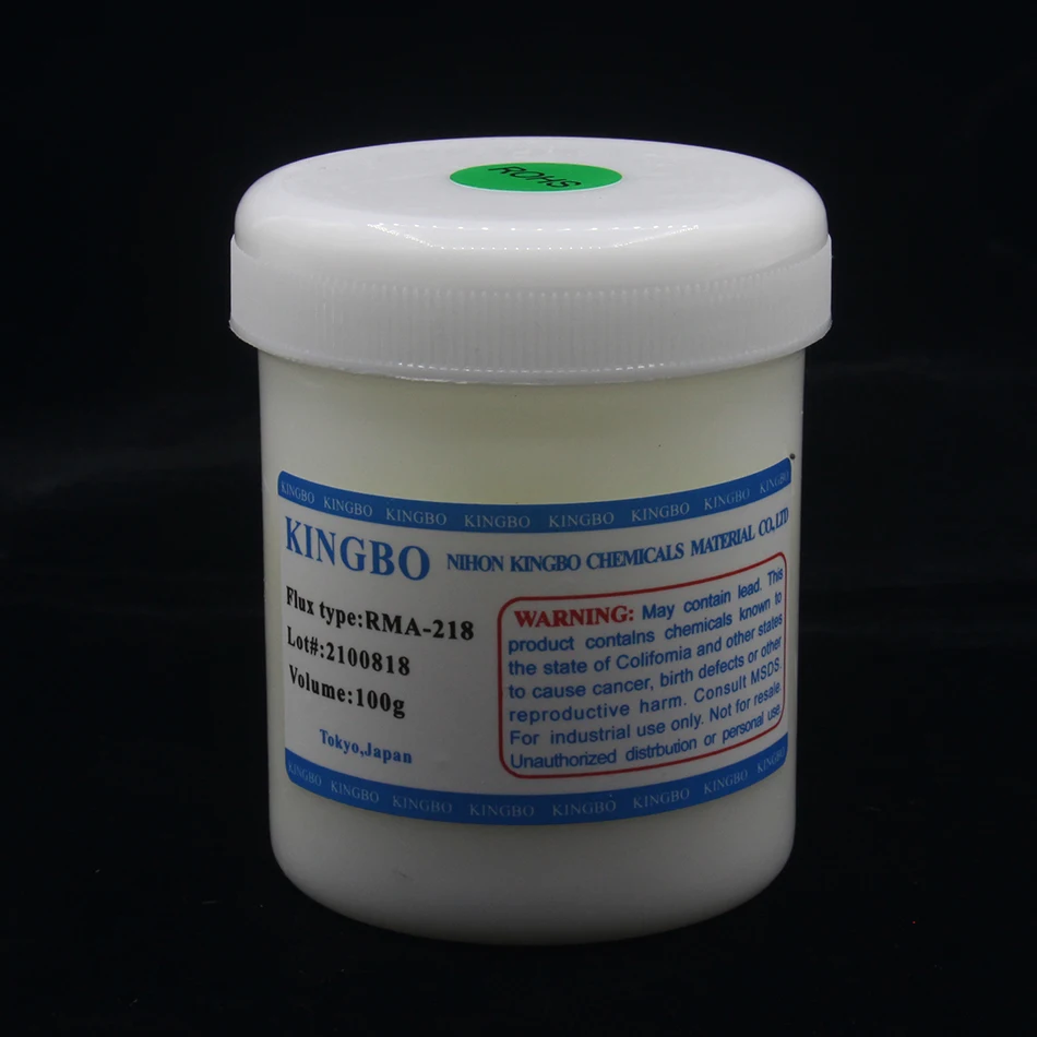 

KINGBO RMA-218 BGA Solder Flux Paste Solder 100g for SMT Reballing