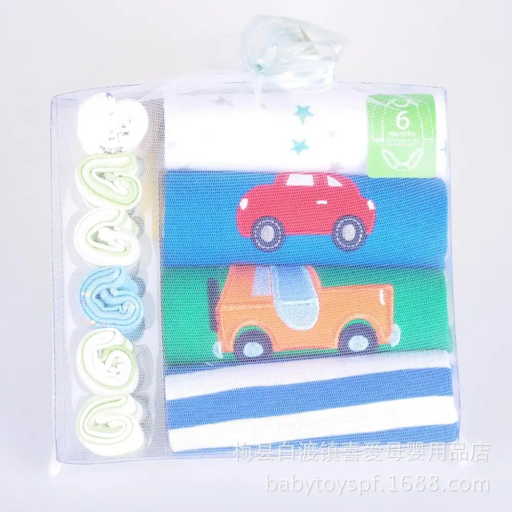 Комплект одежды из 4 вещей комплект летней для новорожденных Комбинезоны девочки