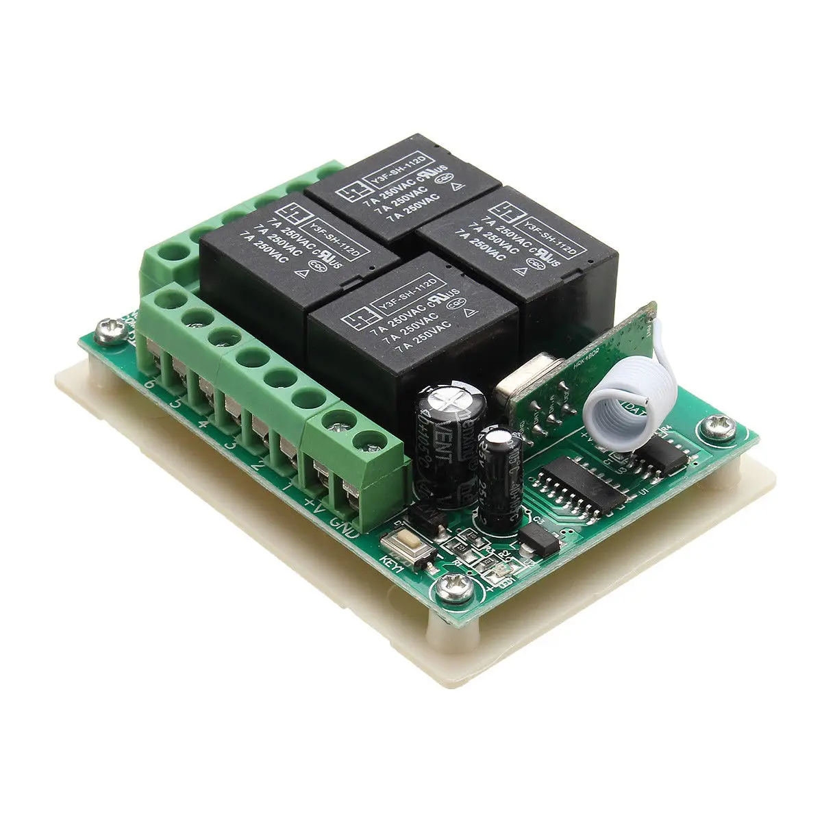Смарт несколько DC 12V 24V 10A 315/433 MHz 4CH 4 CH беспроводное реле RF пульт дистанционного управления приемник+ 1 2 3 4 передатчик