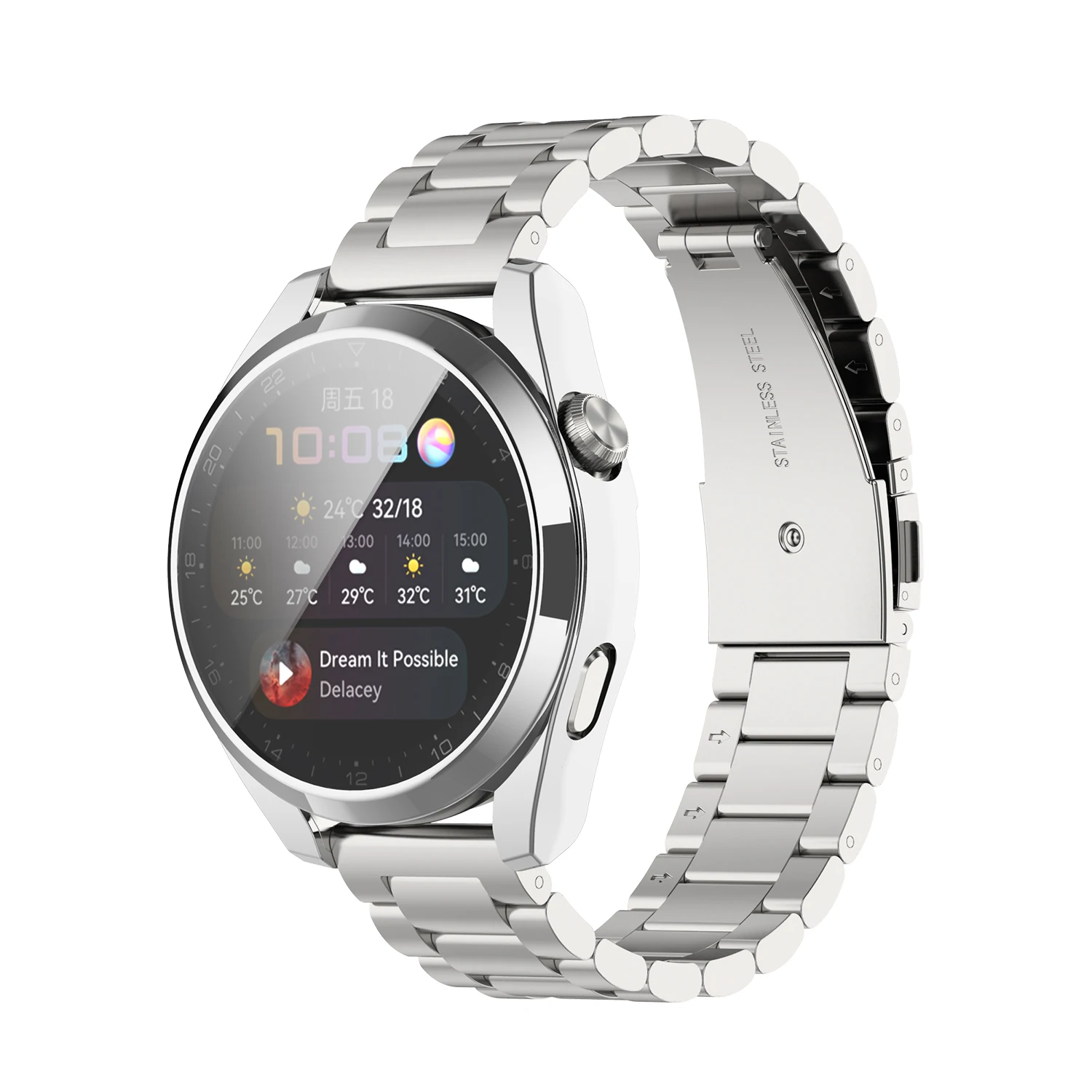 Premium Soft TPU Protective Case for Huawei Watch 3 Pro - Full Coverage Smartwatch Accessory