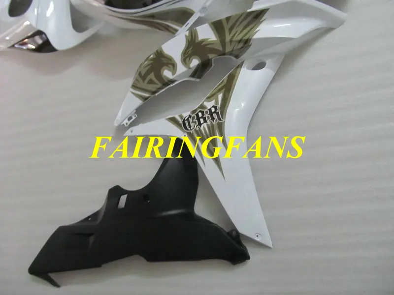 Инжекторный комплект для HONDA CBR600RR F5 07 08 CBR 600 RR CBR 600 RR CBR 600 2007 2008 Феникс белые обтекатели комплект+ подарки HJ51