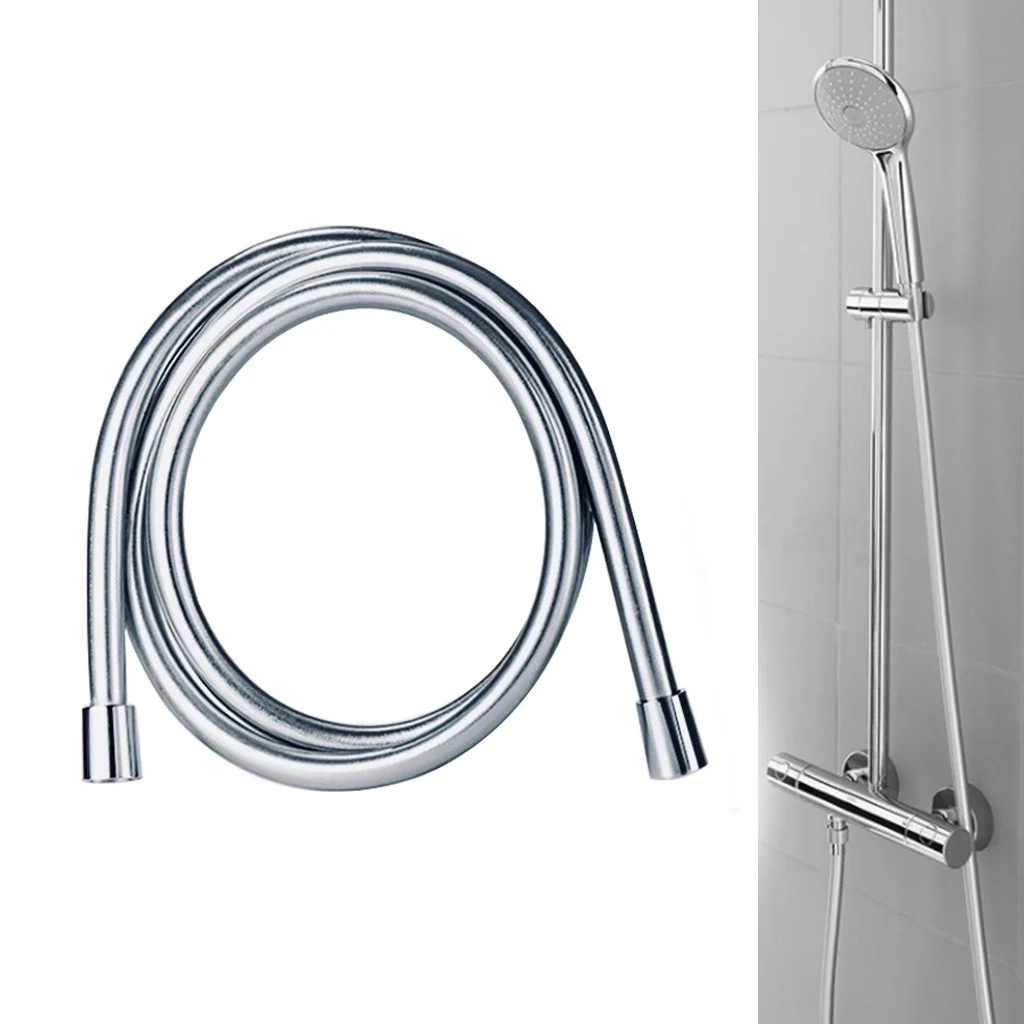 

Shower Hose PVC High PressureThickening Anti-Winding Smooth For Bath Handheld Shower Head Flexible 1.5m 2m