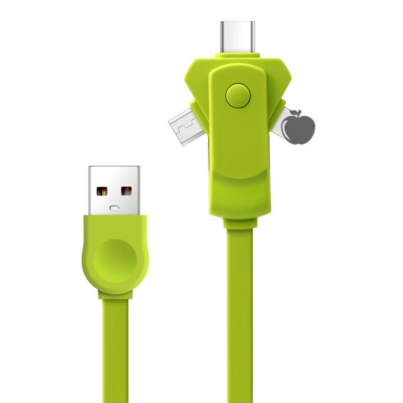 3 в 1 usb кабель для телефона Зарядка для iPhone X XS для Android samsung S10 S9 huawei P30 Xiaomi 9 Honor 20 usb C зарядное устройство