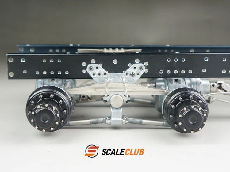 Scaleclub Tamiya 1/14 трактор грязевая головка имитация металла Двухосная задняя подвеска Chiaki подвеска