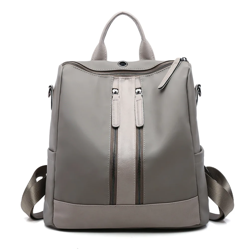 Женский рюкзак стиль Оксфорд ткань многоцелевой колледж Стиль Простой контрастный цвет женская сумка Мода Sch