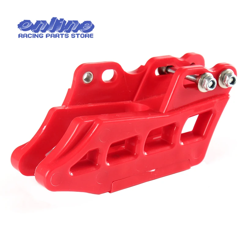 Красная цепь направляющая блок цепь Защита подходит CRF250R 2010-13 CRF450R 2009-12 мотоцикл мотокросса запасные части