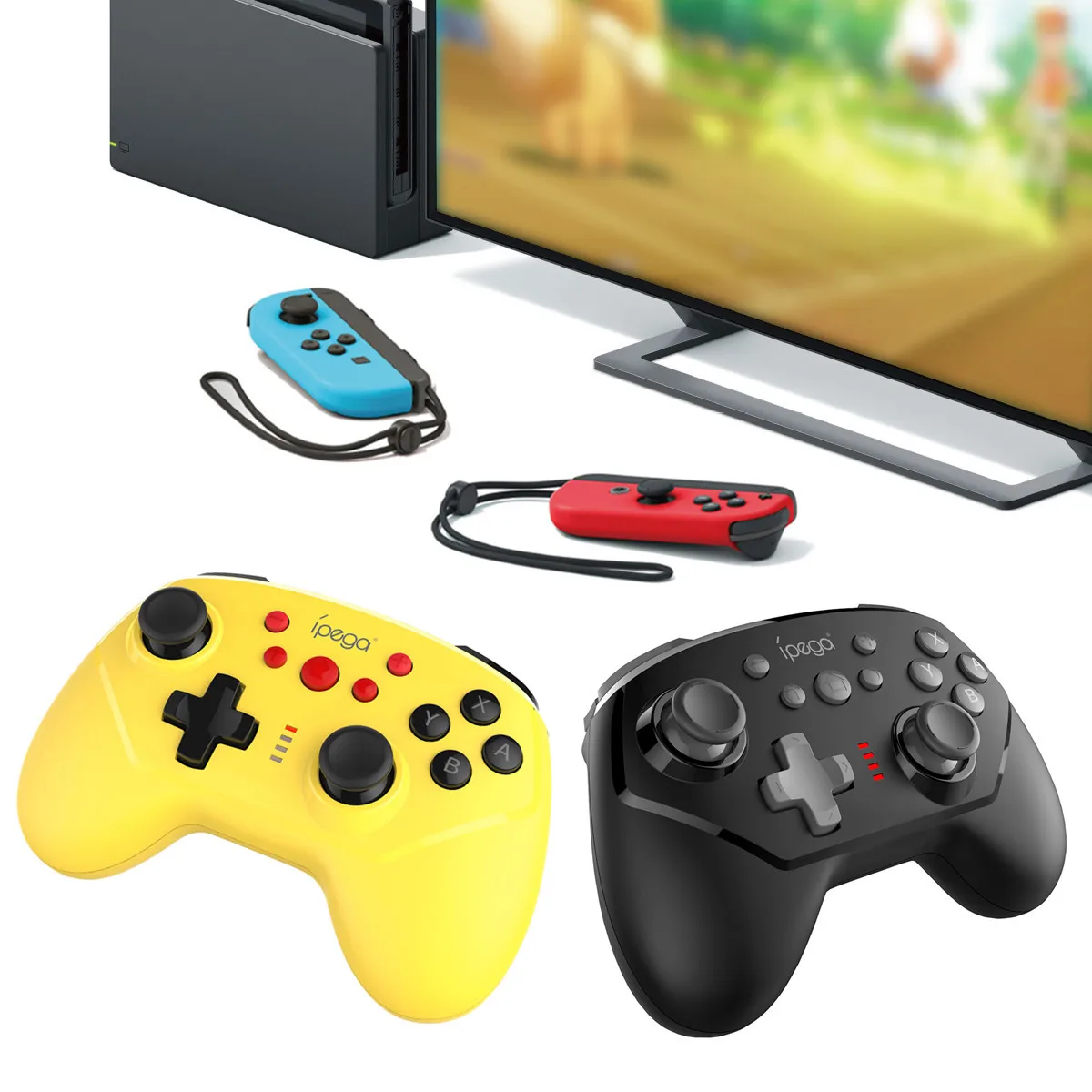 1 для Nintendo Switch Pro переключатель мини игровая консоль, геймпад Беспроводной-Bluetooth геймпад игровой джойстик контроллер с 6-осевым ручка