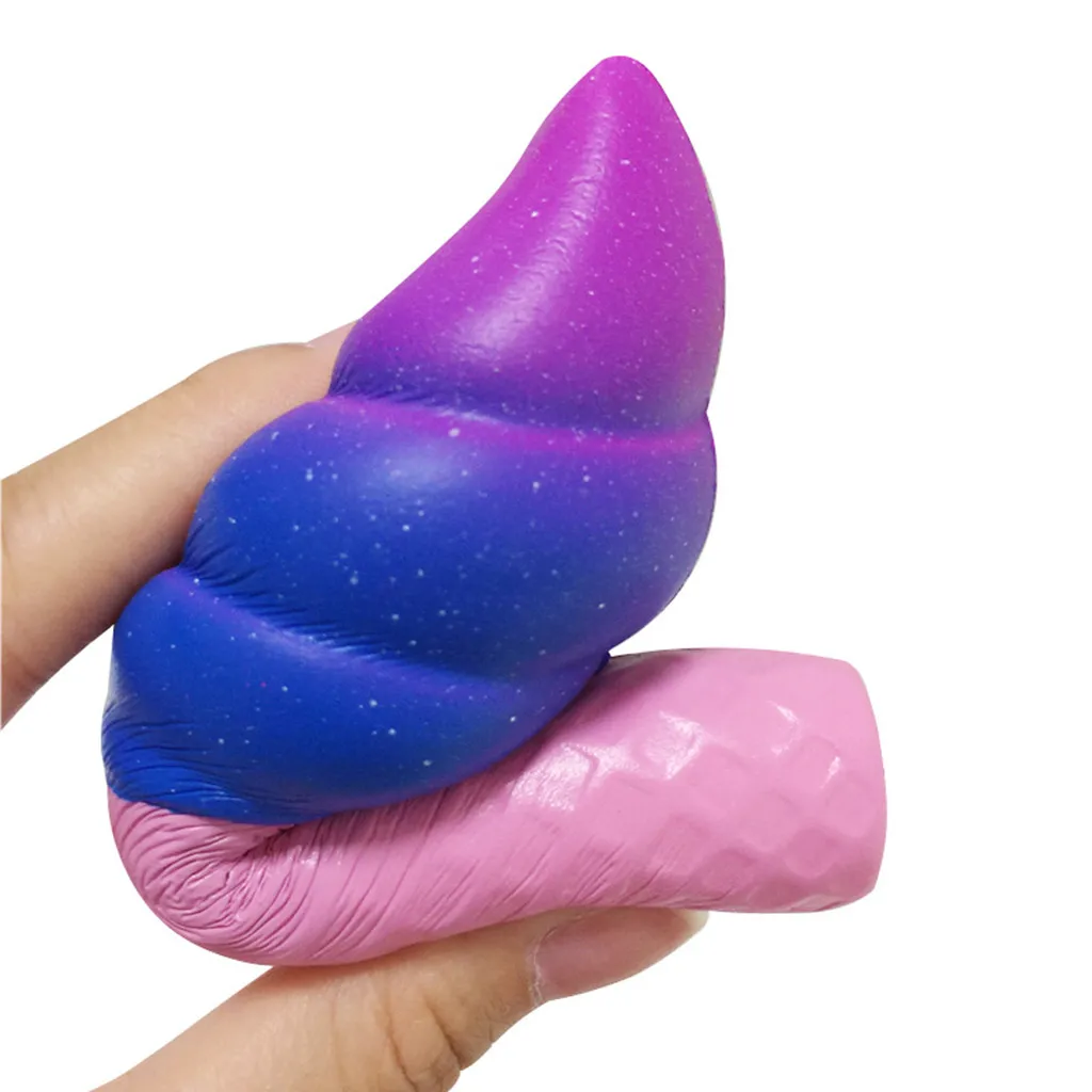 Мягкие и милые Gigantes Fun Squeeze игрушки мягкое мороженое насадка на карандаш медленно поднимающиеся наконечники на карандаш фрукты ароматизированные StressW729