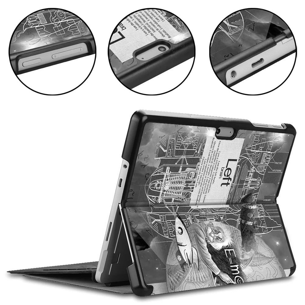 MTT чехол для планшета на заказ для microsoft Surface Go 10 дюймов из искусственной кожи складной откидной Чехол-подставка противоударный защитный чехол Funda