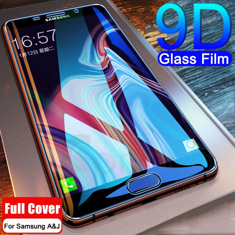 9D закаленное стекло для Samsung Galaxy A3 A5 A7 S7 J3 J5 J7 2016 2017 полное покрытие защита экрана