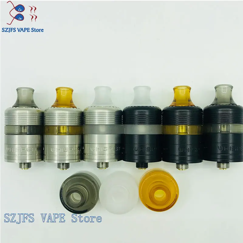 Бак для вейпа SOA Whisper 1 5 RDTA RDA MTL DTL 2 в 316 ss pc pei 22 мм Pin BF нижний бак 510 модов King Leopard |