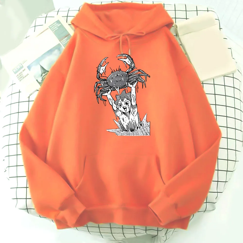 

Japanese Anime Haikyuu Hoodies Karasuno Funny Manga Printed Graphic Winter/Autumn Pullovers Oversized Sweatshirts Women Fly High