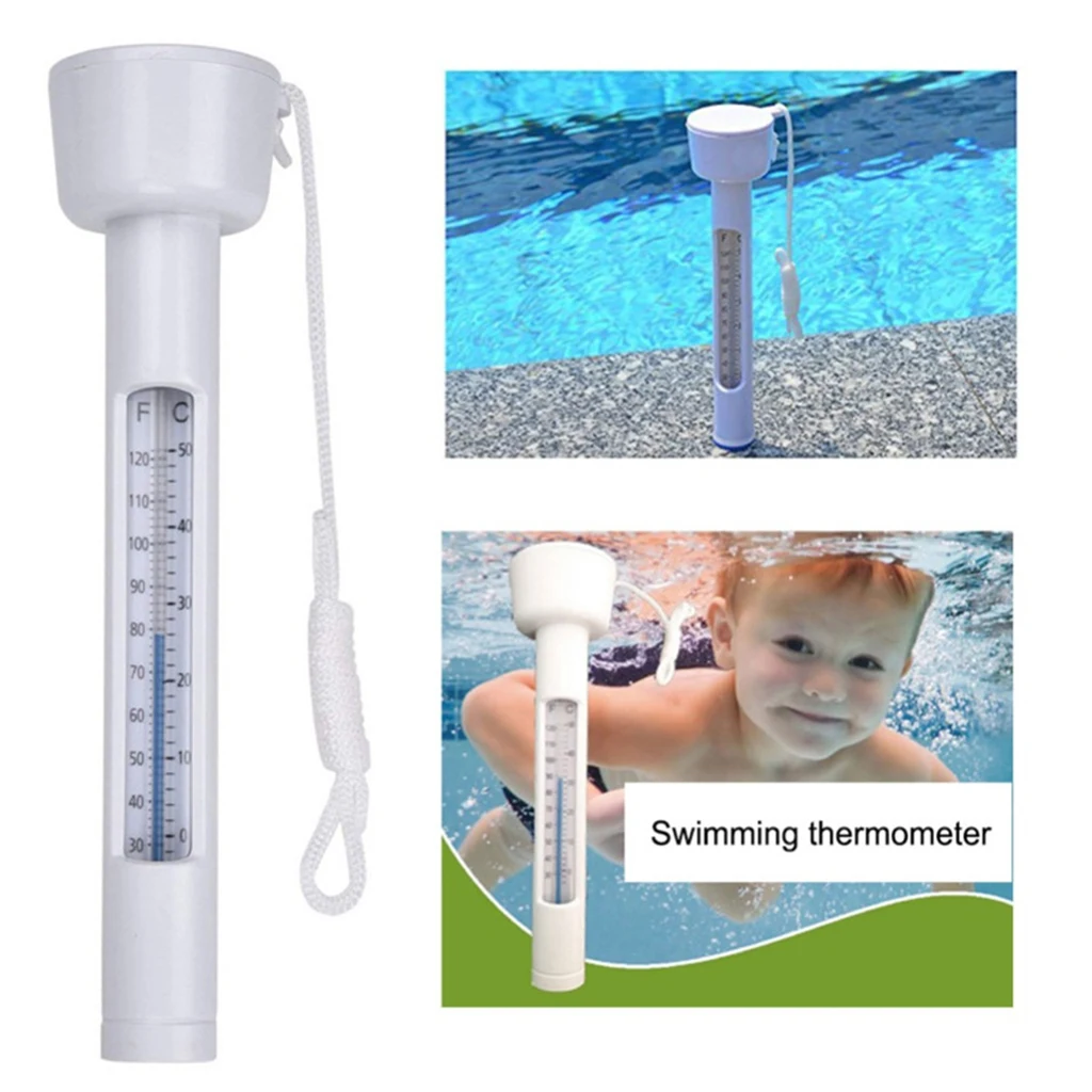 Swim Pool Spa Floating Thermometer Hot Tub Bath Water Temperature Display No Battery f/ Indoor Outdoor Paddling Swimming Pool