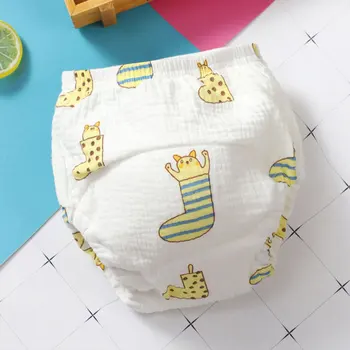 

Quick Drying Elastic Cotton Blend Cartoon Adjustable Baby Swim Diaper Leak Proof Washable Reusable Home Portable Super Absorbent