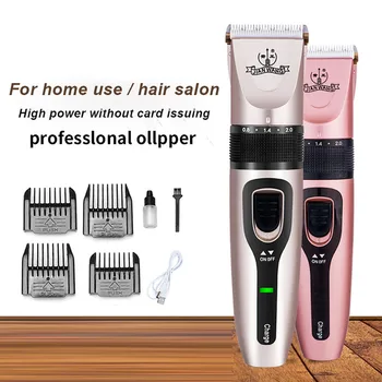 

Household Shaver Clippers Pet Dog Hair Trimmer Mute shaving electric head razor Animal Grooming Clippers Haircut Machine#0423