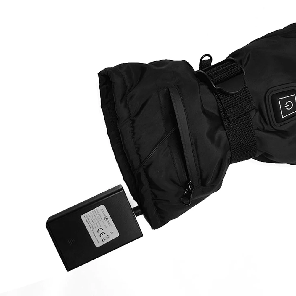 1 пара, зимние USB грелки для рук, перчатки для езды на велосипеде, мотоцикла, велосипеда, электрические тепловые перчатки, перезаряжаемая батарея, перчатки с подогревом